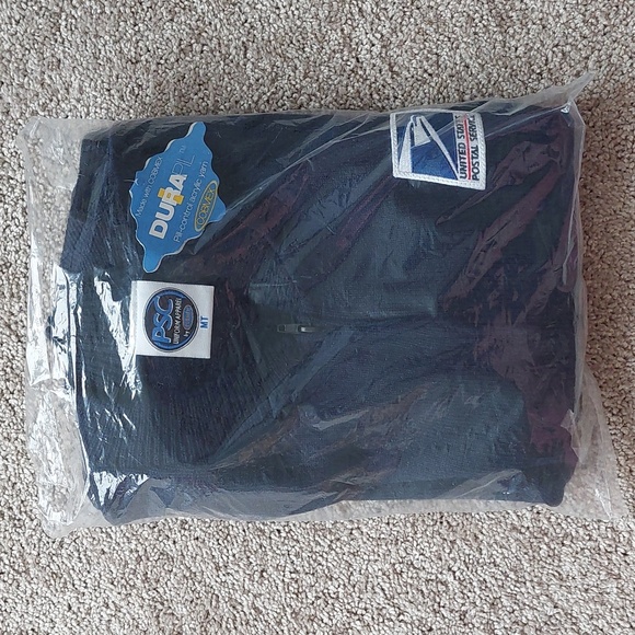 USPS jersey knit zipper front cardigan NWT - Picture 8 of 8